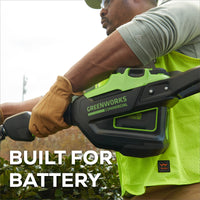 82V Short Pole Hedge Trimmer with 2.5 Ah Battery and Dual Port Charger (82PH30F-25DP)