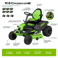 82V 42" CrossoverT Residential Lawn Vehicle | CRT428