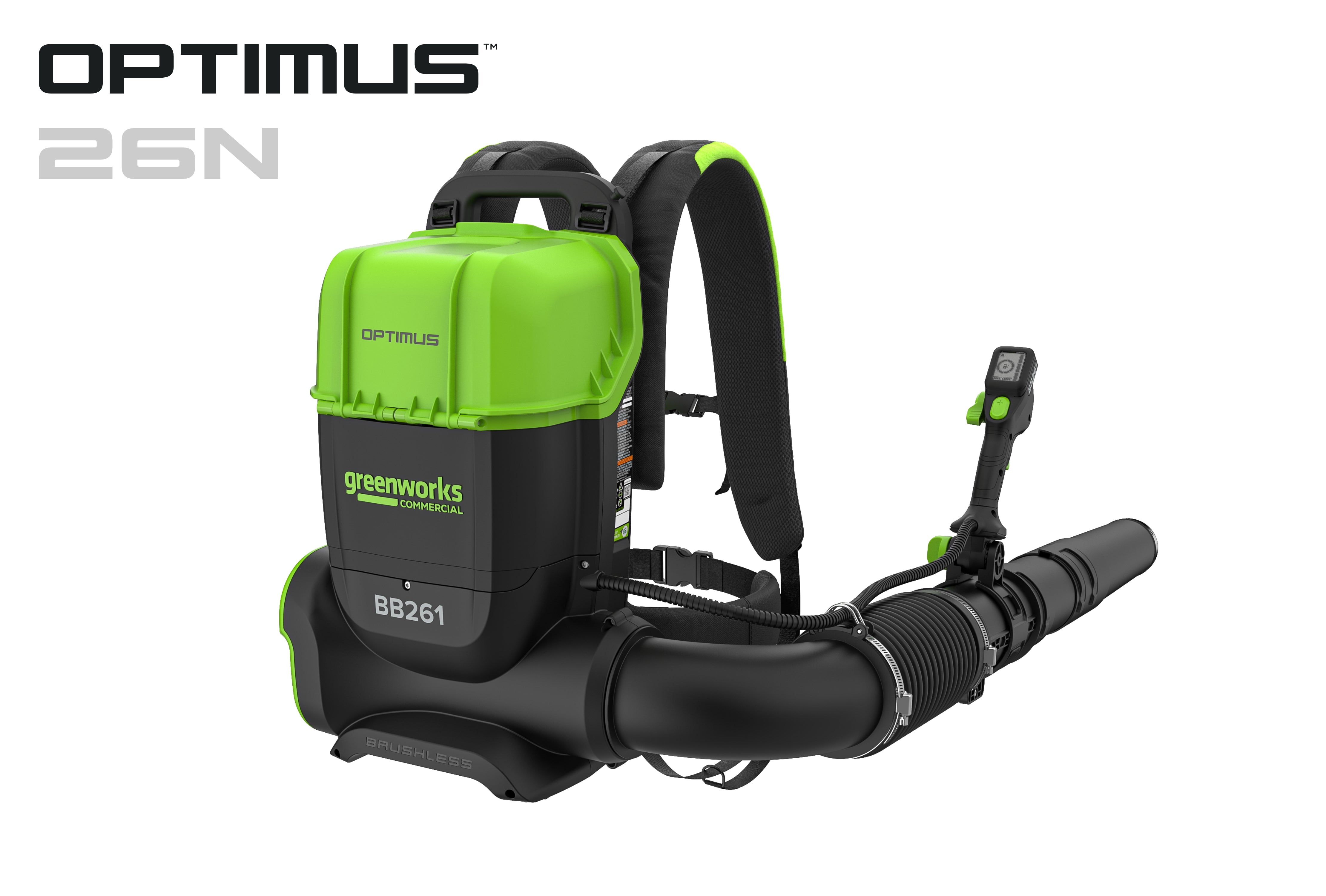 Greenworks 82V OPTIMUS 26N Souffleur dorsal