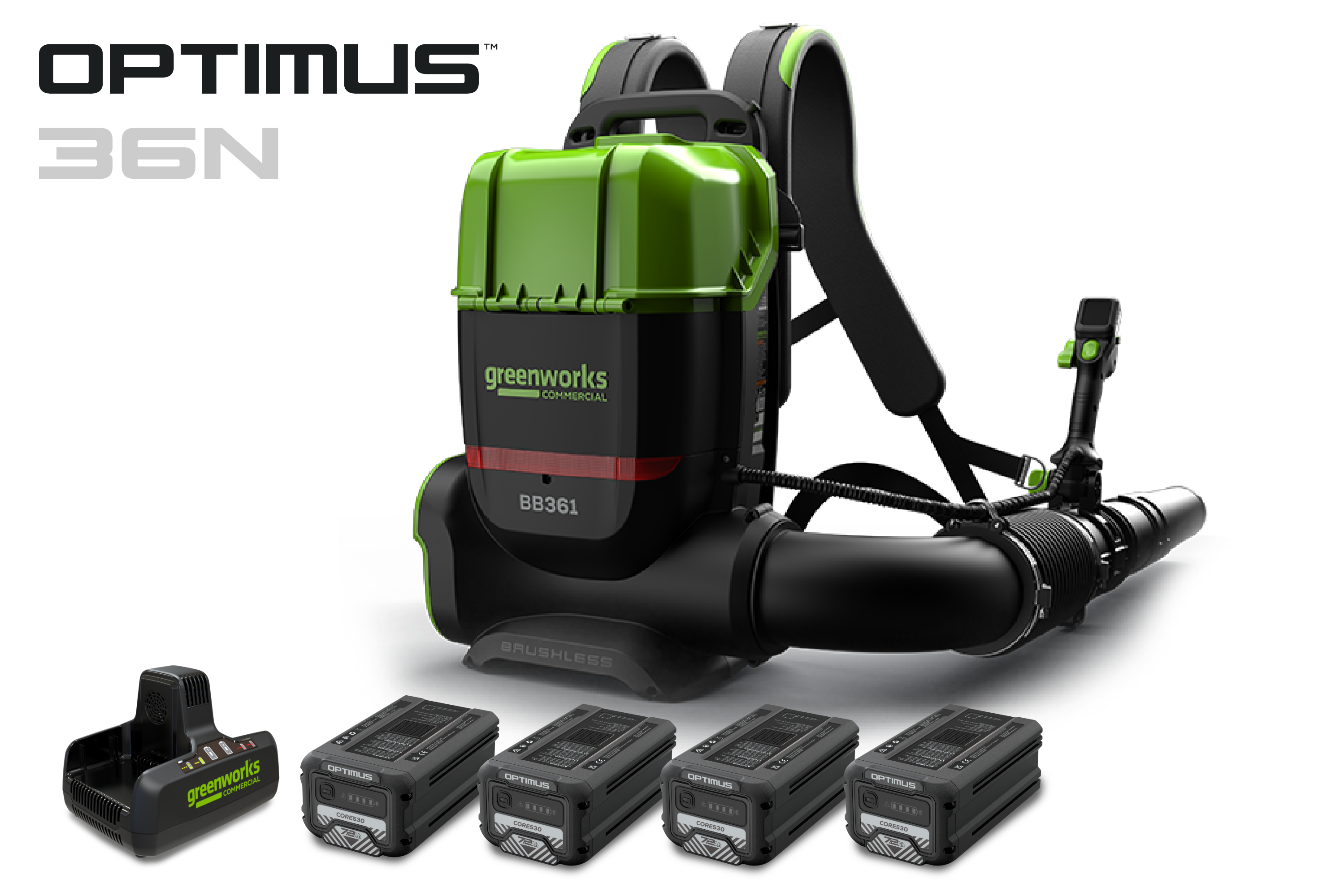 Greenworks 82V OPTIMUS 36N BP Blower Core530 DP Kit