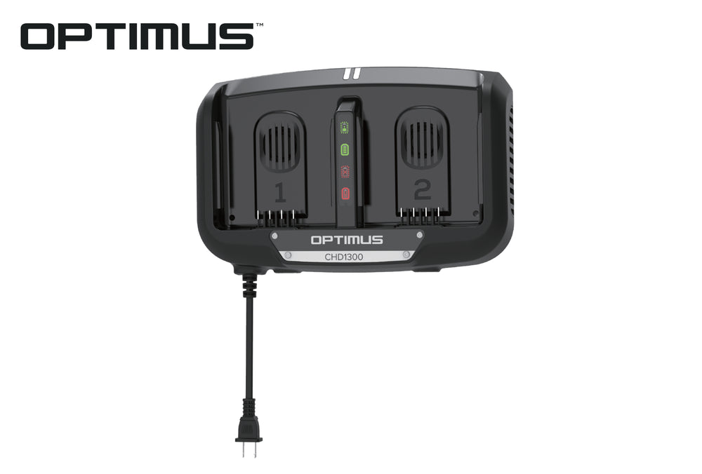OptimusCORE 82V Fast 16A Dual Port Charger | CHD1300