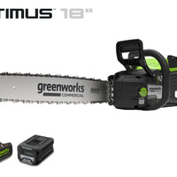 82V OPTIMUS 3.0 kW 18" Chainsaw Kit with CORE400 Battery & DP Charger | OCS500-C4DP-18