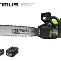 82V OPTIMUS 3.0 kW 20" Chainsaw Kit with CORE400 Battery & DP Charger | OCS500-C4DP-20