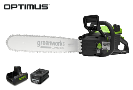 OPTIMUS 82V 3.6kw  Chainsaw Kit with CORE400 Battery & DP Charger | OCS600-C4DP