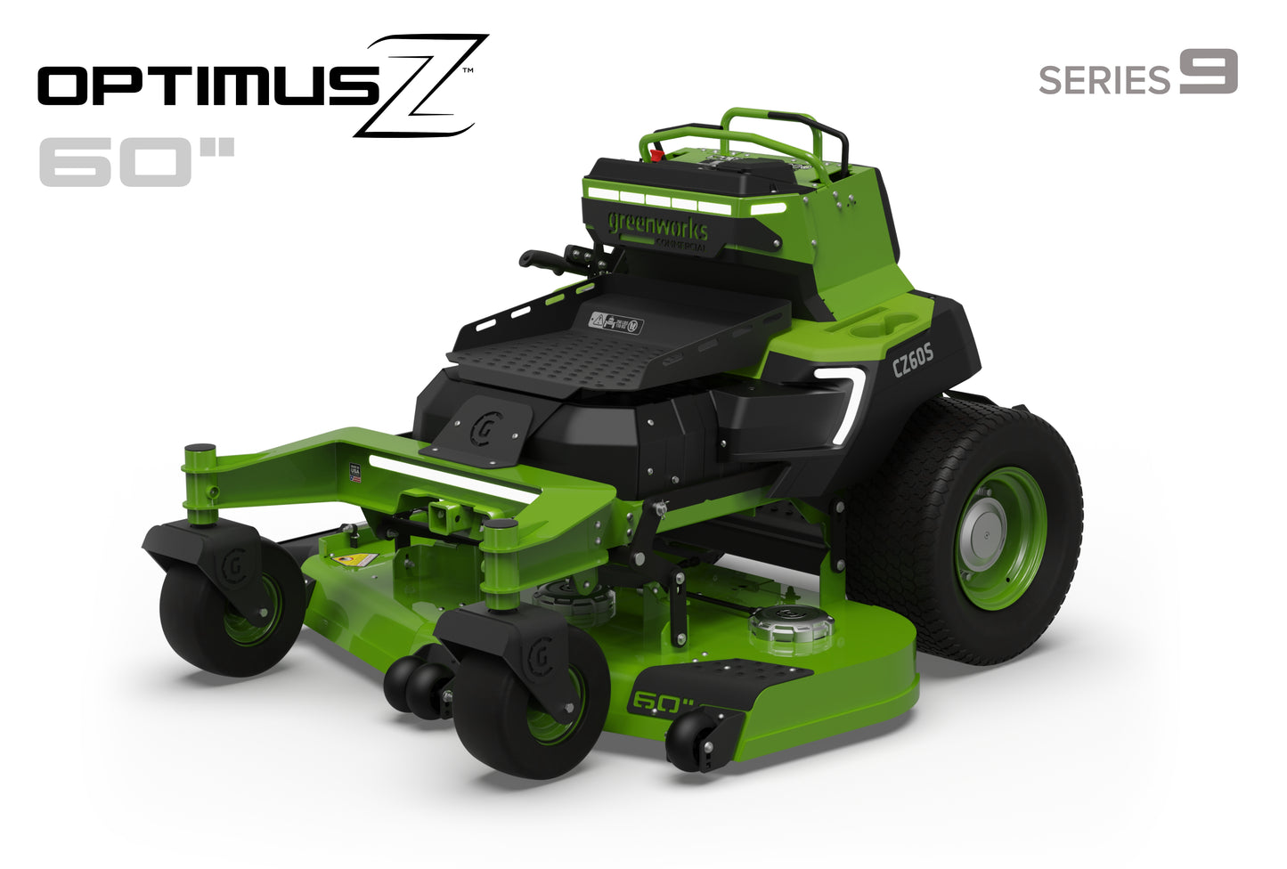 OptimusZ Series 9 60" Stand-on ZTR - 24 kWh | OS960