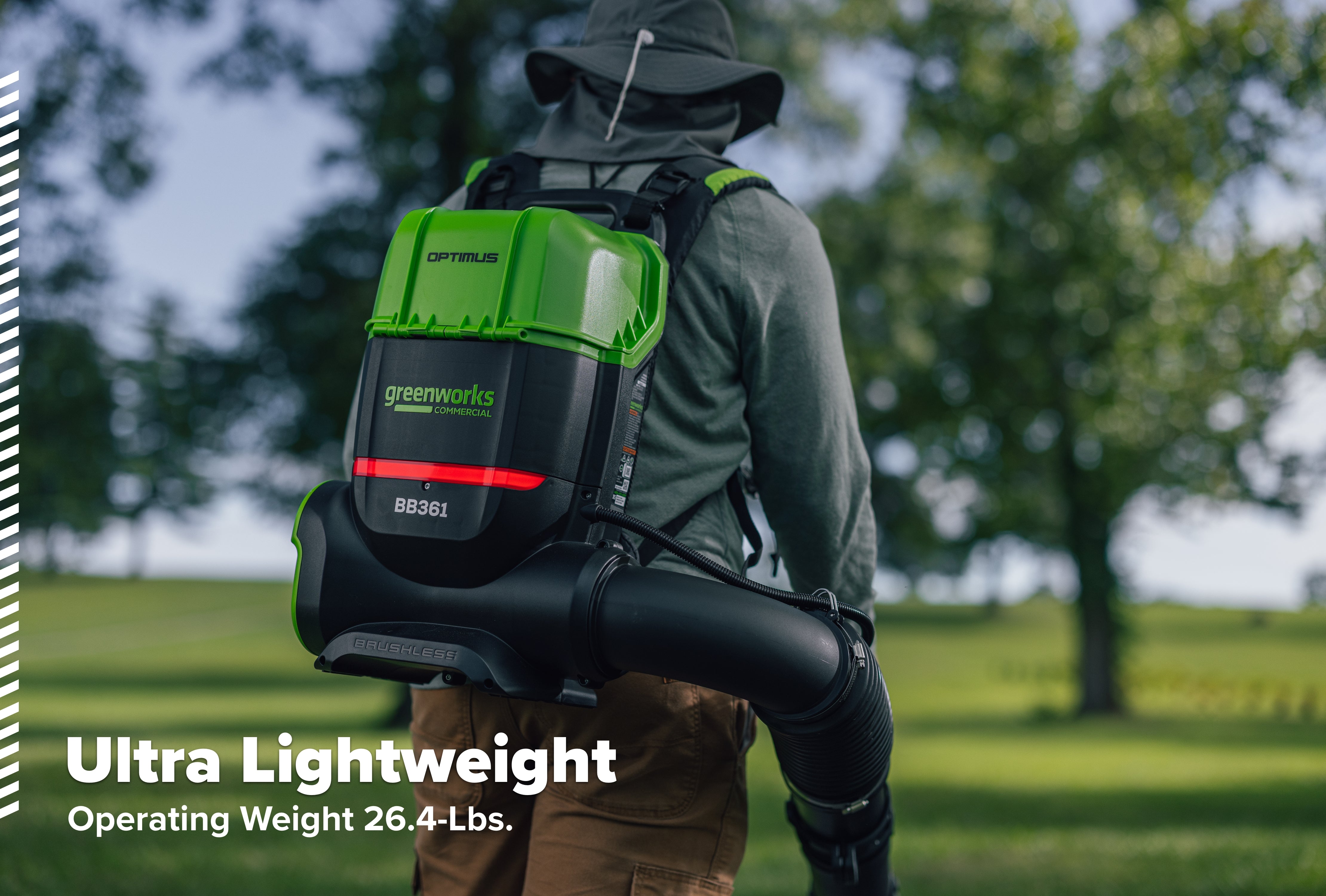 82V 755 CFM Dual-Port Backpack Blower | Greenworks Commercial