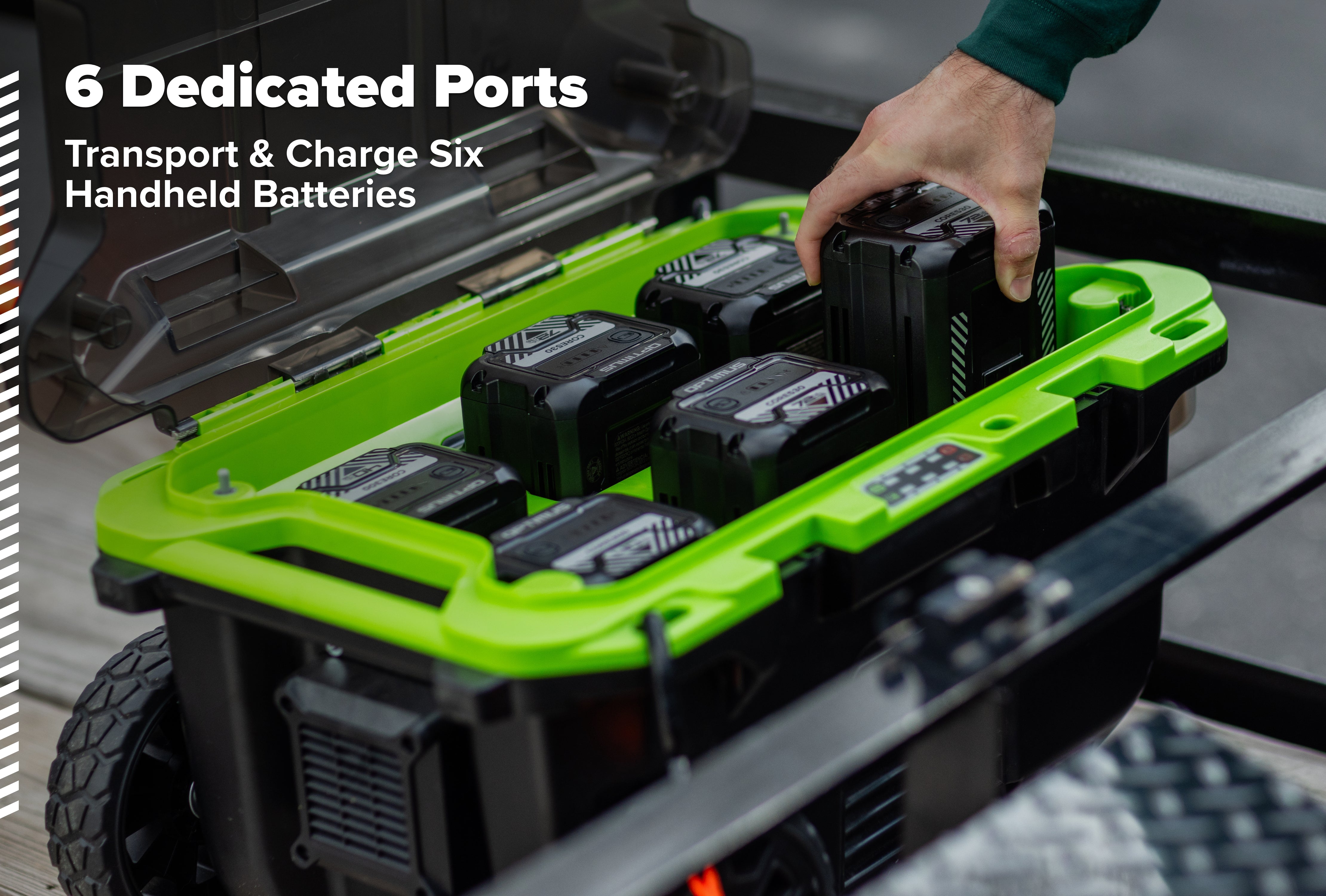 82V Six Port Charger Tool-Only | 82CH62K | Greenworks Commercial