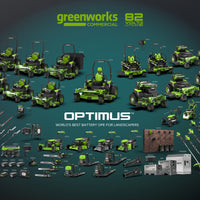 OPTIMUS 82V 3.6kw 20" Chainsaw Kit with CORE400 Battery & DP Charger | OCS600-C4DP-20