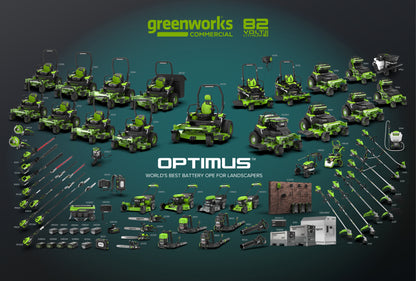 OPTIMUS 82V 5.0kw HOG Chainsaw Kit with CORE530 Battery & DP Charger | OCS800-C5DP