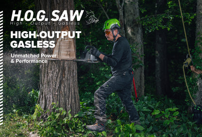 OPTIMUS 82V 5.0kw 24" HOG Chainsaw Kit with CORE530 Battery & DP Charger | OCS800-C5DP-24