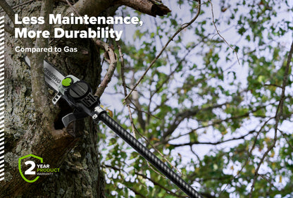 OPTIMUS 82V 10" Polesaw with Carbon Fiber Shaft  | OPS300T