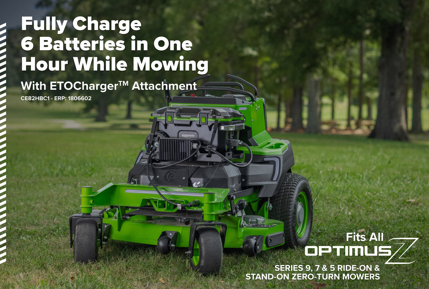 OptimusZ Series 9 60" Stand-on ZTR - 24 kWh | OS960