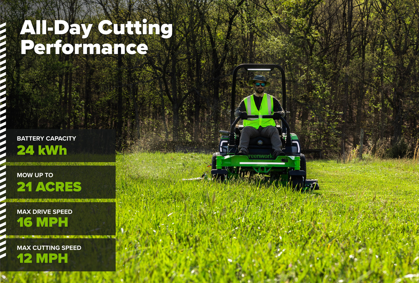 OptimusZ Series 9 48" Ride-on ZTR - 24 kWh | OZ948