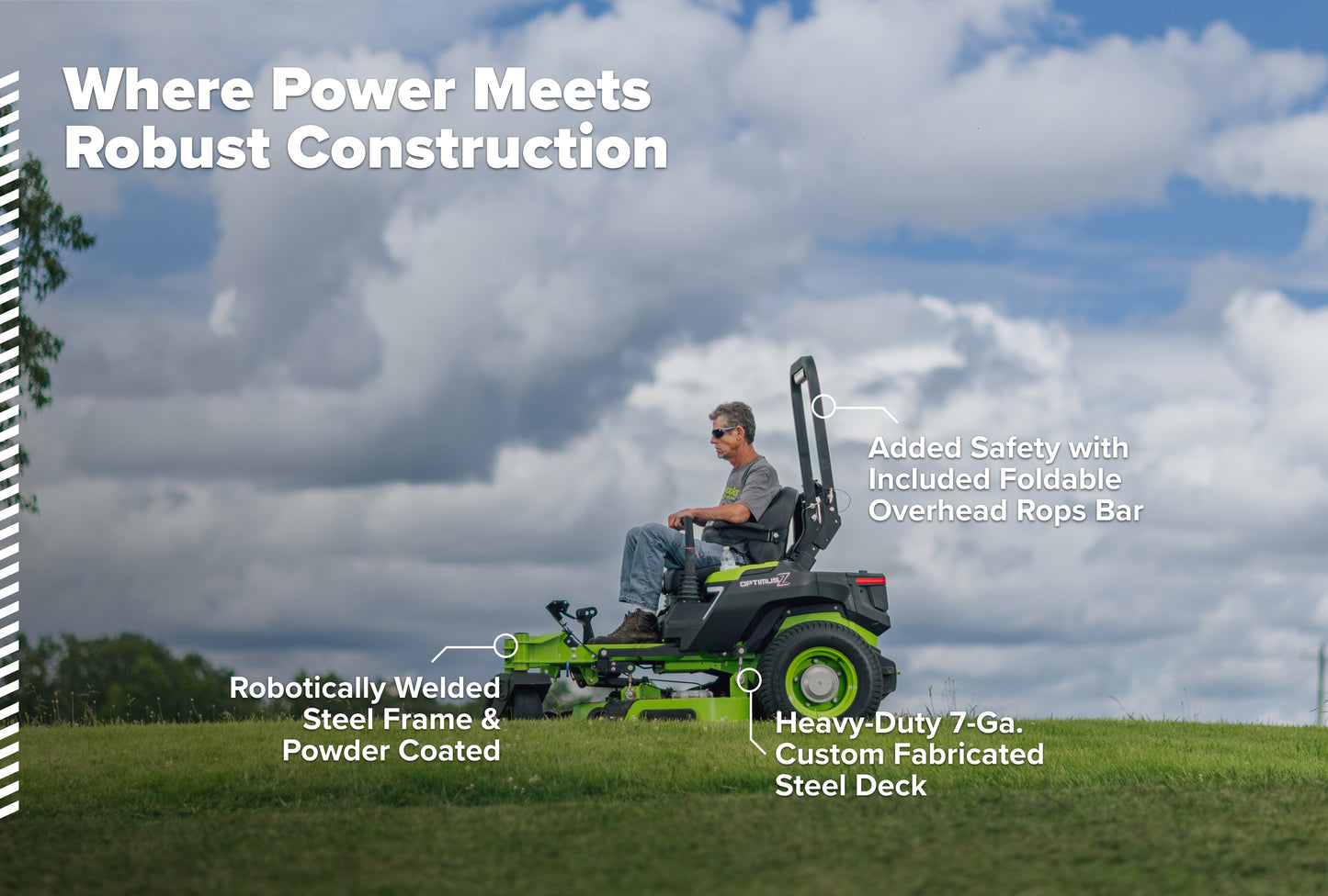 OptimusZ Series 9 48" Ride-on ZTR - 24 kWh | OZ948