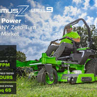 OptimusZ Series 9 72" (Side Discharge) Ride-on ZTR - 36 kWh | OZ972
