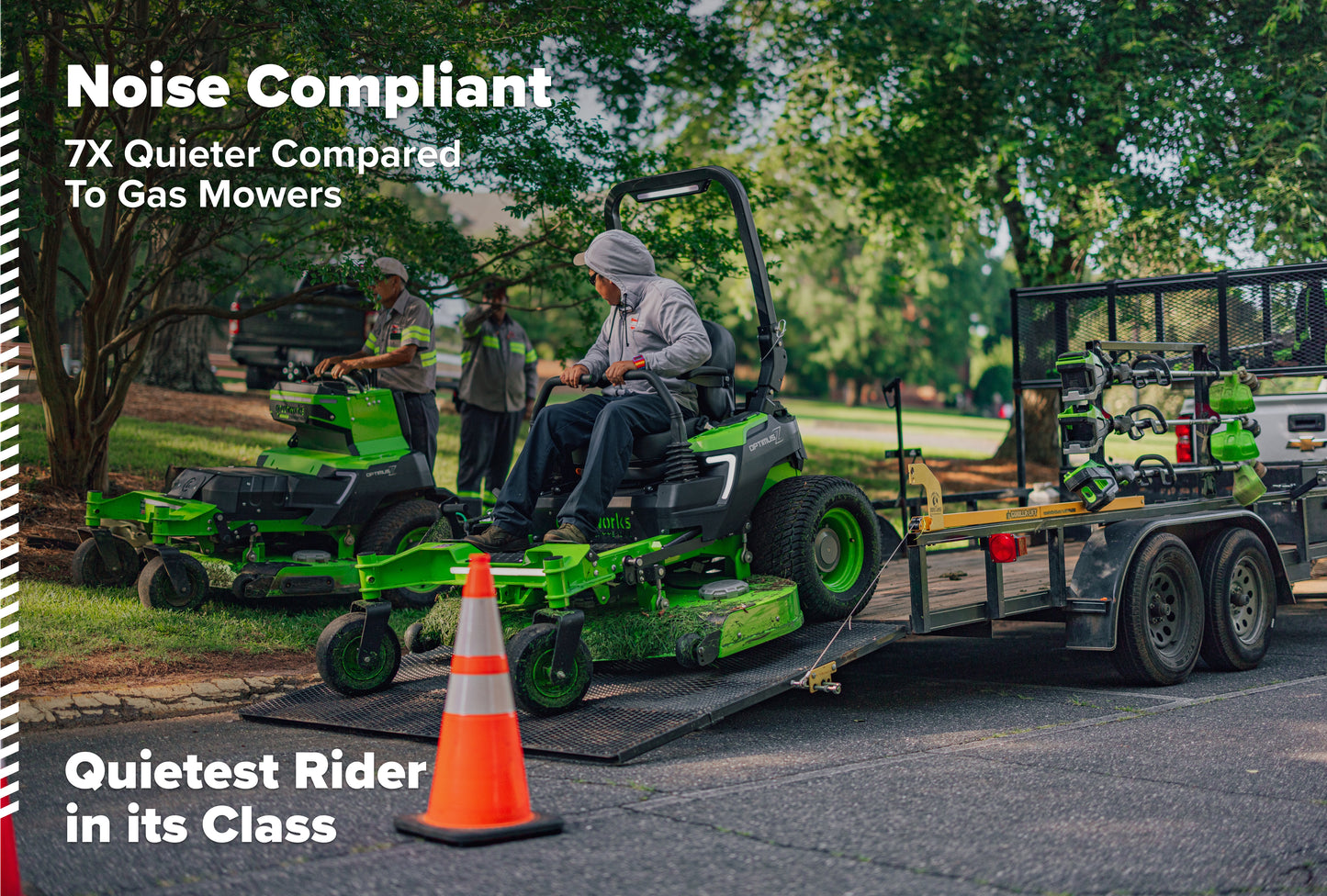OptimusZ Series 9 72" (Side Discharge) Ride-on ZTR - 36 kWh | OZ972