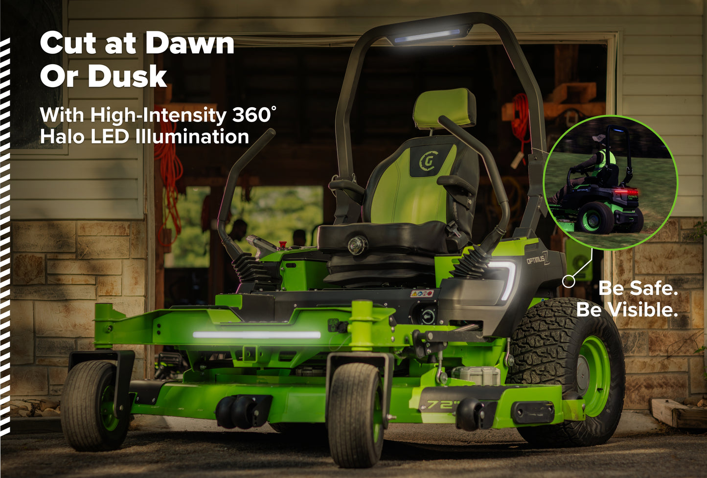 OptimusZ Series 9 72" (Rear Discharge) Ride-on ZTR - 36 kWh | OZ972R