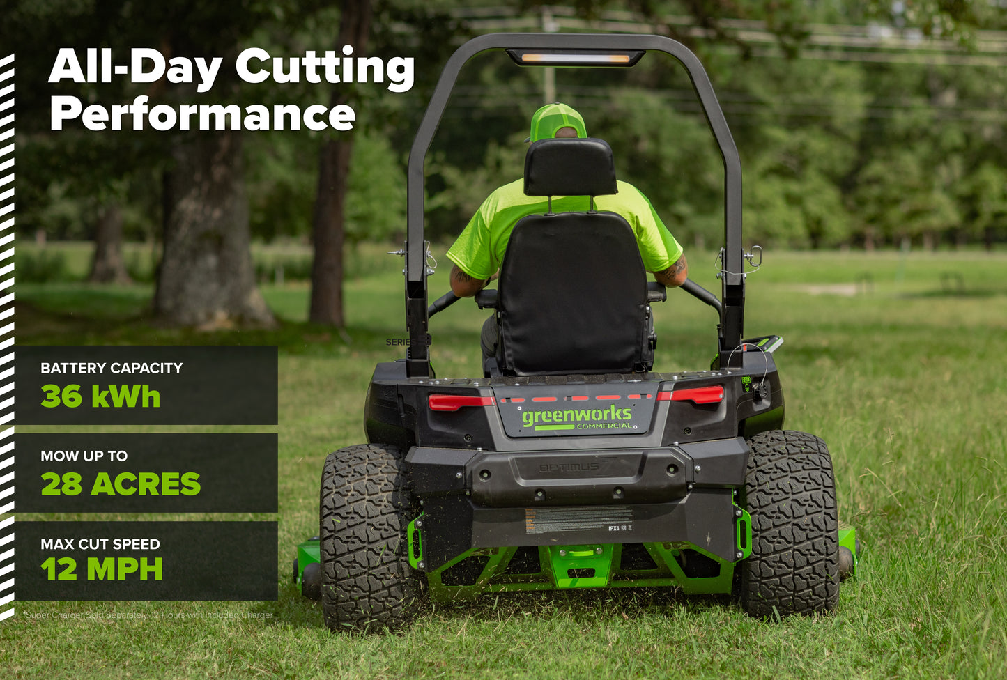 OptimusZ Series 9 72" (Rear Discharge) Ride-on ZTR - 36 kWh | OZ972R