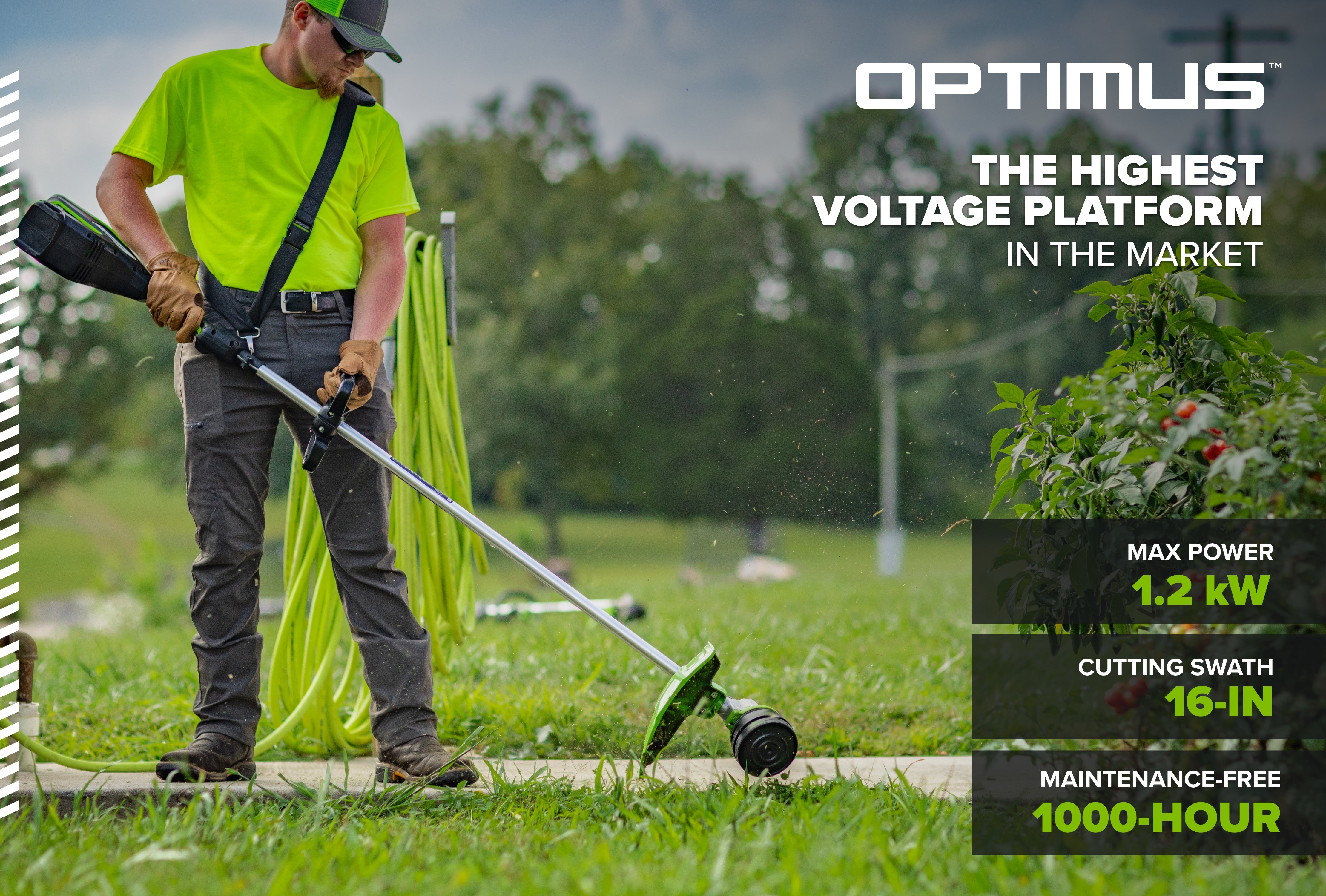 82V 1.2kW String Trimmer with Core300 Battery and Dual Port