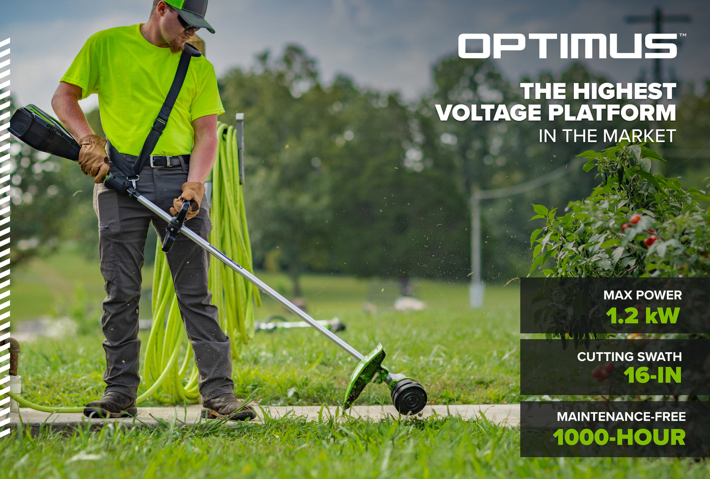 Optimus 82v 1.2kW String Trimmer Core300 DP Kit | ST121-C3DP