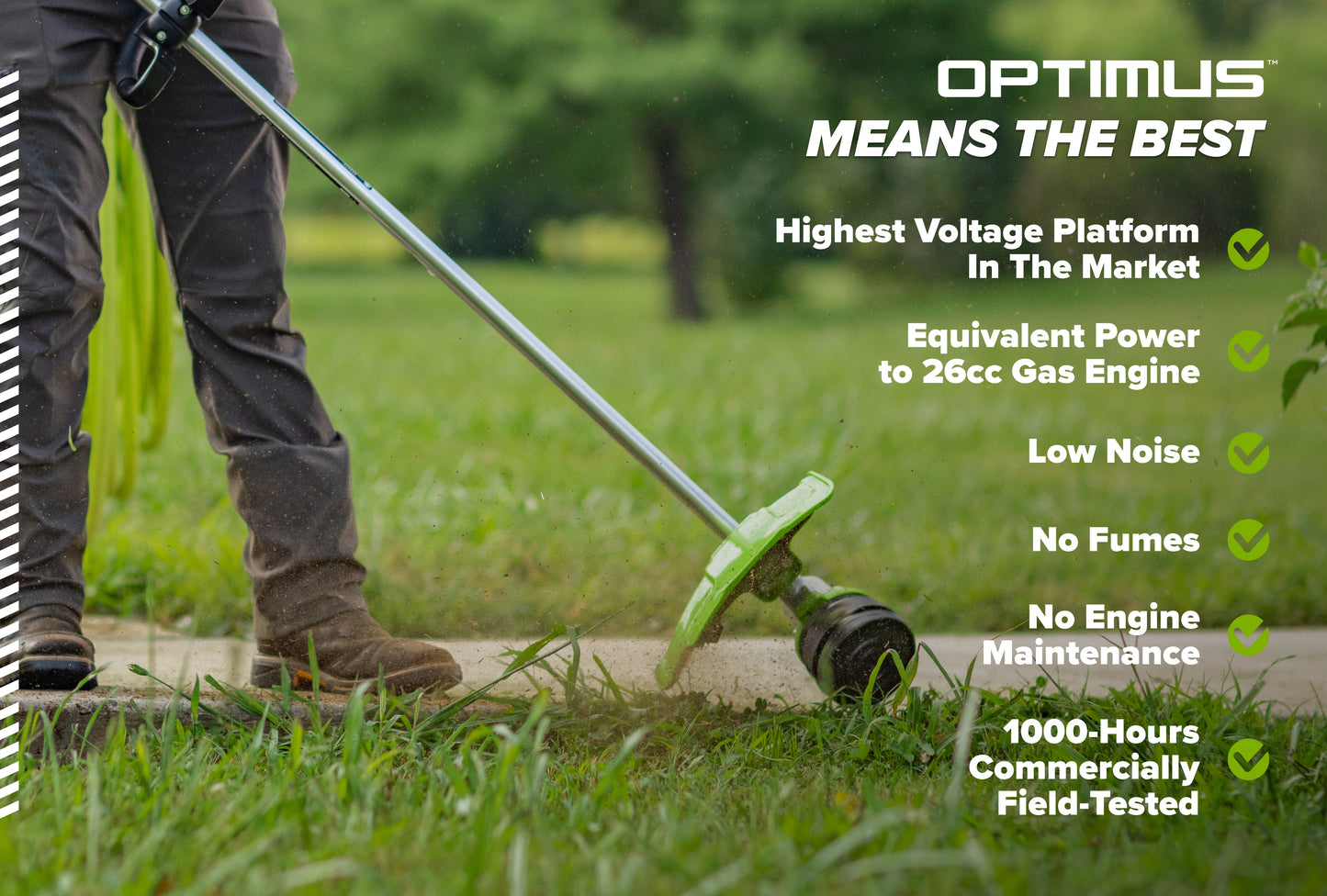 Optimus 82v 1.2kW String Trimmer Core300 DP Kit | ST121-C3DP