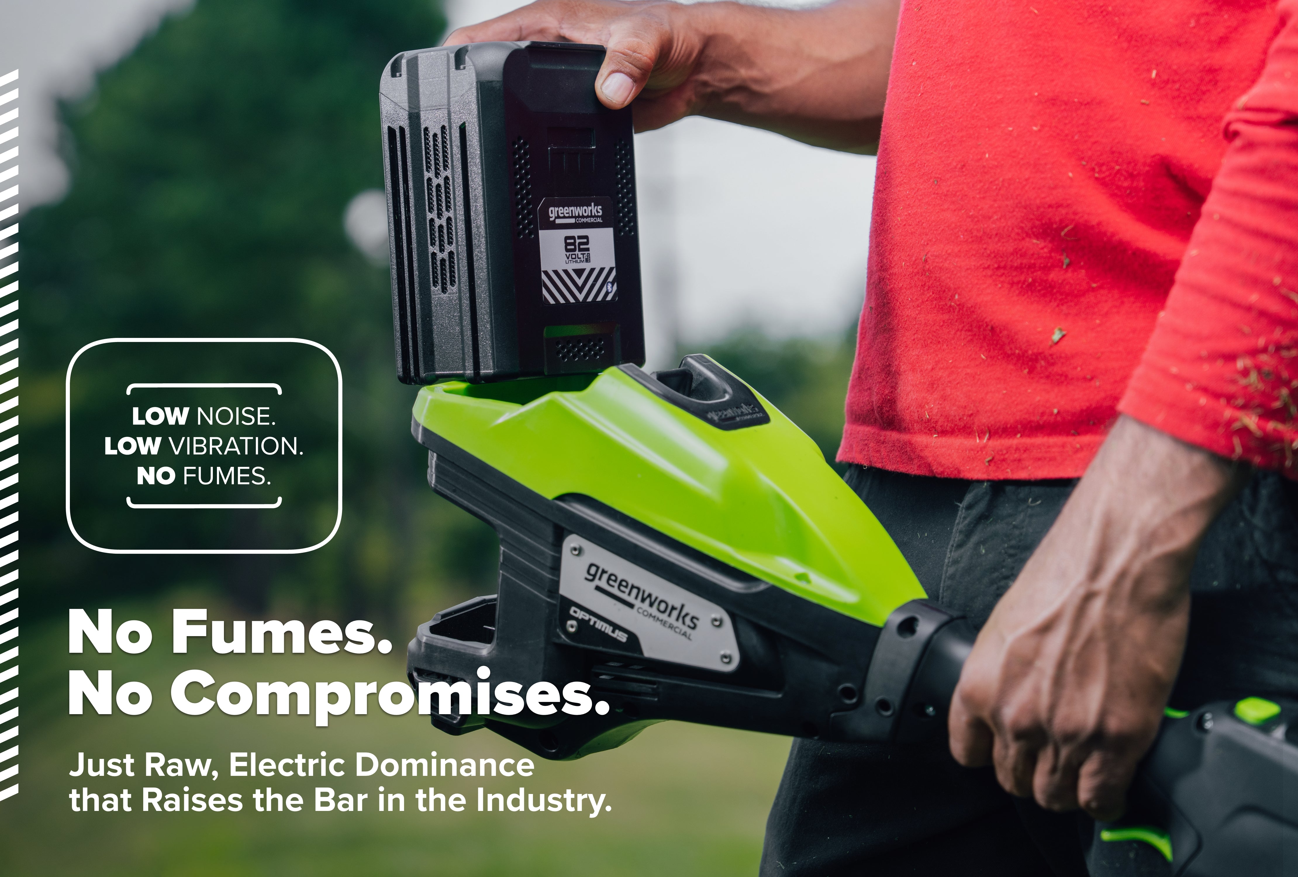 OPTIMUS 82V Top mounted 1.3kW String Trimmer - Tool Only | ST131