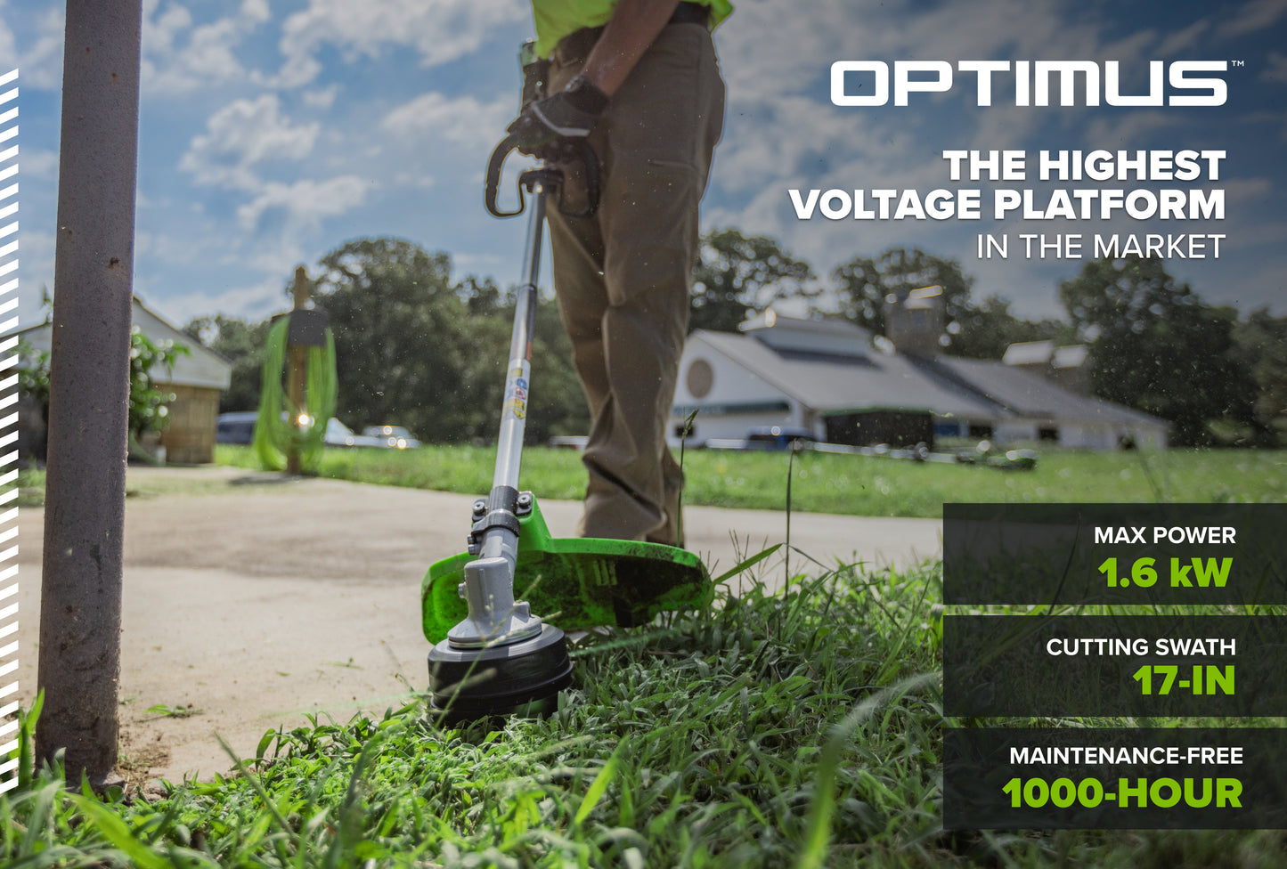 Optimus 82V 1.6 kW String Trimmer  | ST161
