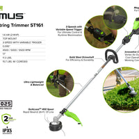 Optimus 82V 1.6 kW String Trimmer  | ST161