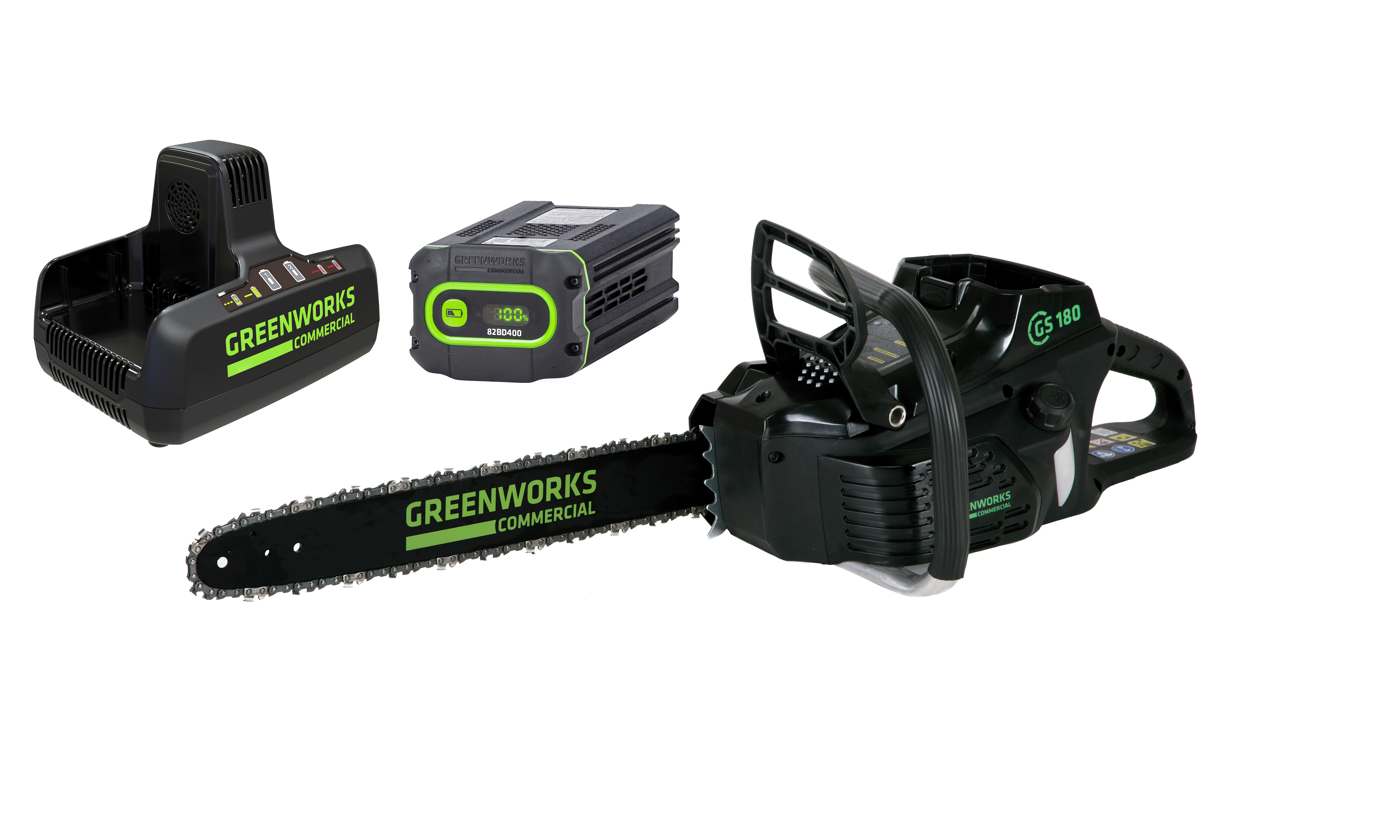 Greenworks 82V 1.5kW 18" Tronçonneuse Kit