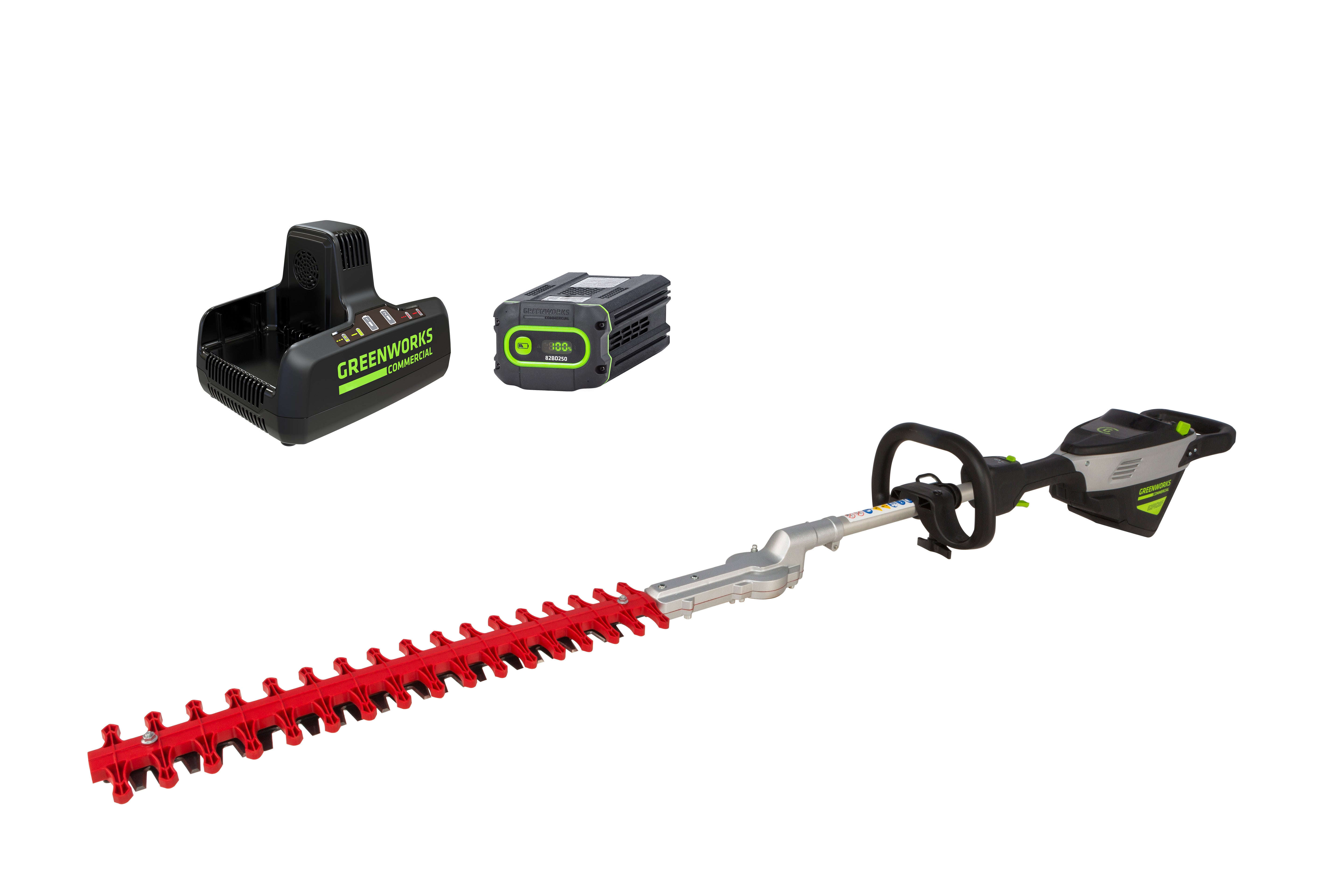 Greenworks 82V Taille-haie sur perche Kit
