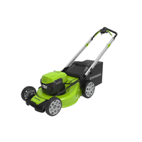 48V/24V 21" Dual-Volt Self Propelled Lawn Mower with four batteries and charger | 48SPM2X24