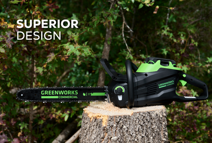82V 16" 2.4kW Chainsaw with 4Ah Battery and Dual Port Charger (82CS24-4DP)