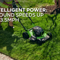 82V 21" Brushless Self-Propelled Mower with 8Ah Battery and Dual Port Charger | 82LM21S-8DP