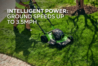 82V 21" Brushless Self-Propelled Mower with 8Ah Battery and Dual Port Charger | 82LM21S-8DP
