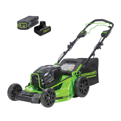 82V 21" Brushless Self-Propelled Mower with 8Ah Battery and Dual Port Charger