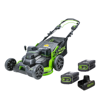 GW82V 25‘’ Prosumer SP MOWER with (2) 4Ah Batteries & 8A DP Charger | 82LM25S1