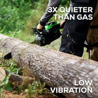 82V 18" 2.7kW Chainsaw with 4Ah Battery and Dual Port Charger | 82CS271