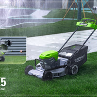 Optimus 82V 22” Self-propelled Mower With (2) 8 Ah Batteries And Dual Port Charger | ATM22A-82DP