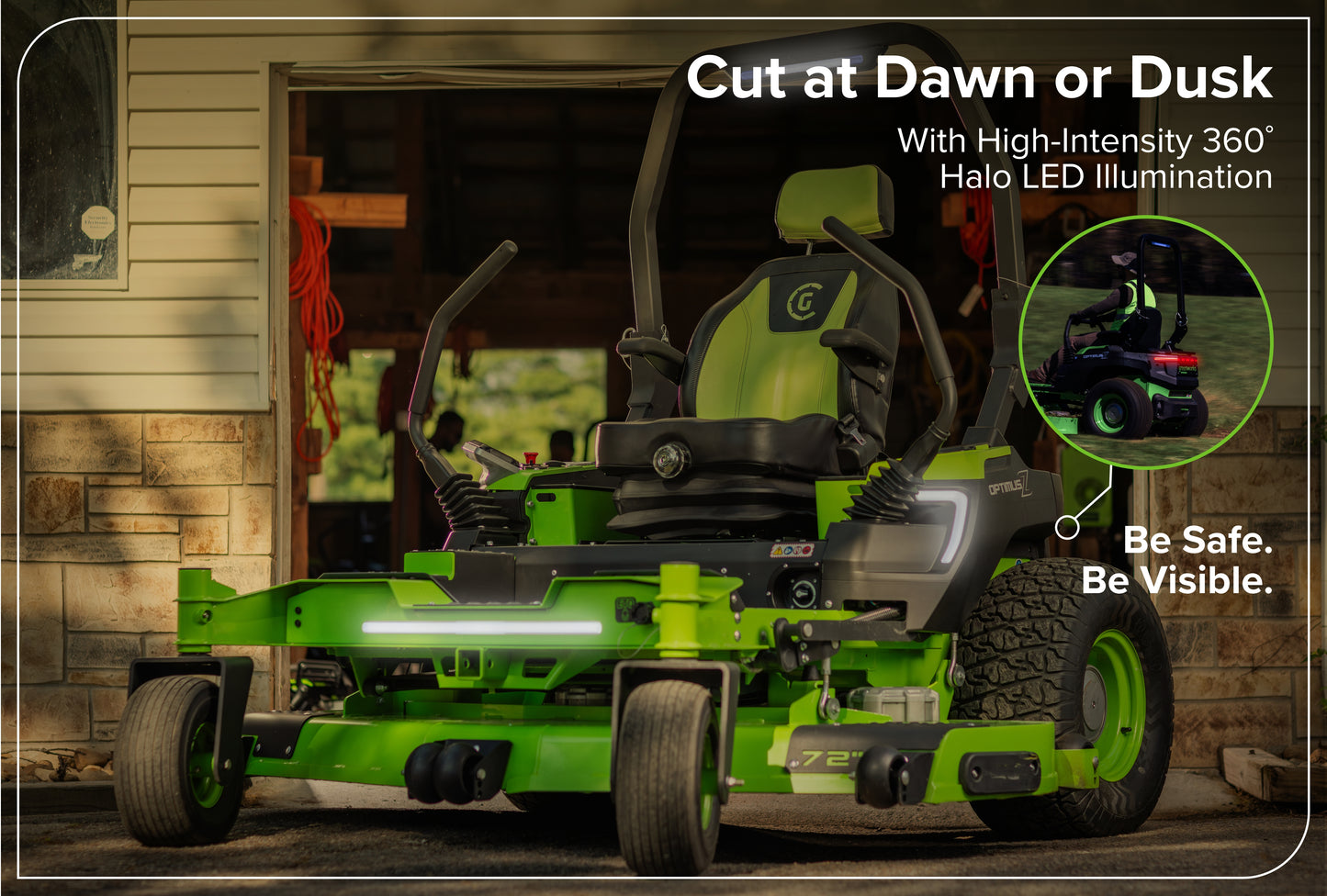 OptimusZ Series 9 72" (Rear Discharge) Ride-on ZTR - 36 kWh | OZ972R