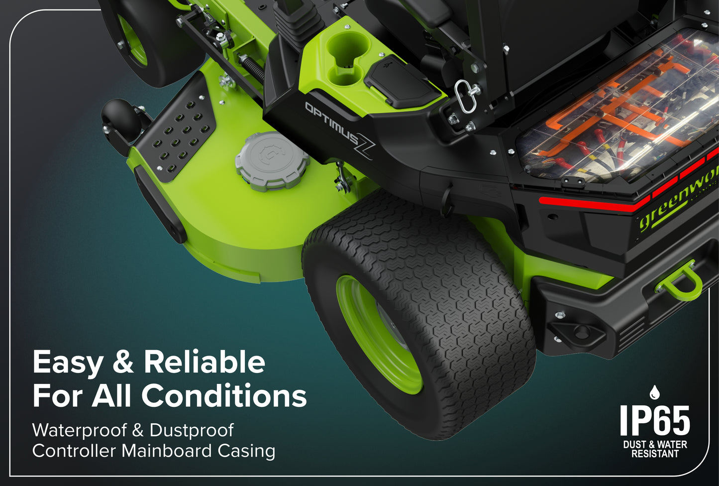 OptimusZ Series 9 72" (Rear Discharge) Ride-on ZTR - 36 kWh | OZ972R