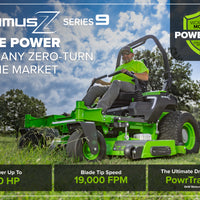 OptimusZ Series 9 72" (Rear Discharge) Ride-on ZTR - 36 kWh | OZ972R