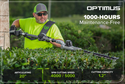 Optimus 82V Articulating Mid Pole Hedge Trimmer | PH482A