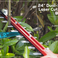 Optimus 82V 24" Hedge Trimmer with (1) 2.5Ah Battery and Dual-Port Charger | HT241-25DP