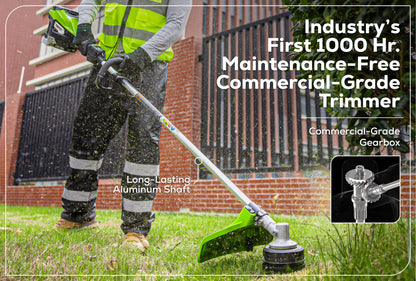 Optimus 82V 1.6 kW String Trimmer With (1) 4 Ah Battery and Dual Port Charger | ST161-4DP