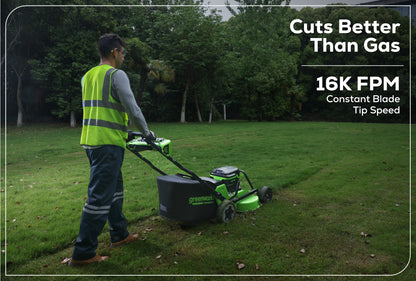 Optimus 82V 30" All-Terrain Mower with (3) CORE530 Batteries and DP Charger | ATM30-C5DP