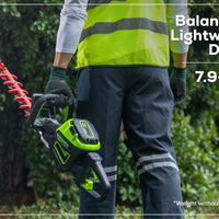 Optimus 82V 24" Hedge Trimmer with (1) 2.5Ah Battery and Dual-Port Charger | HT241-25DP