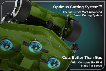 OptimusZ Series 9 72" (Rear Discharge) Ride-on ZTR - 36 kWh | OZ972R