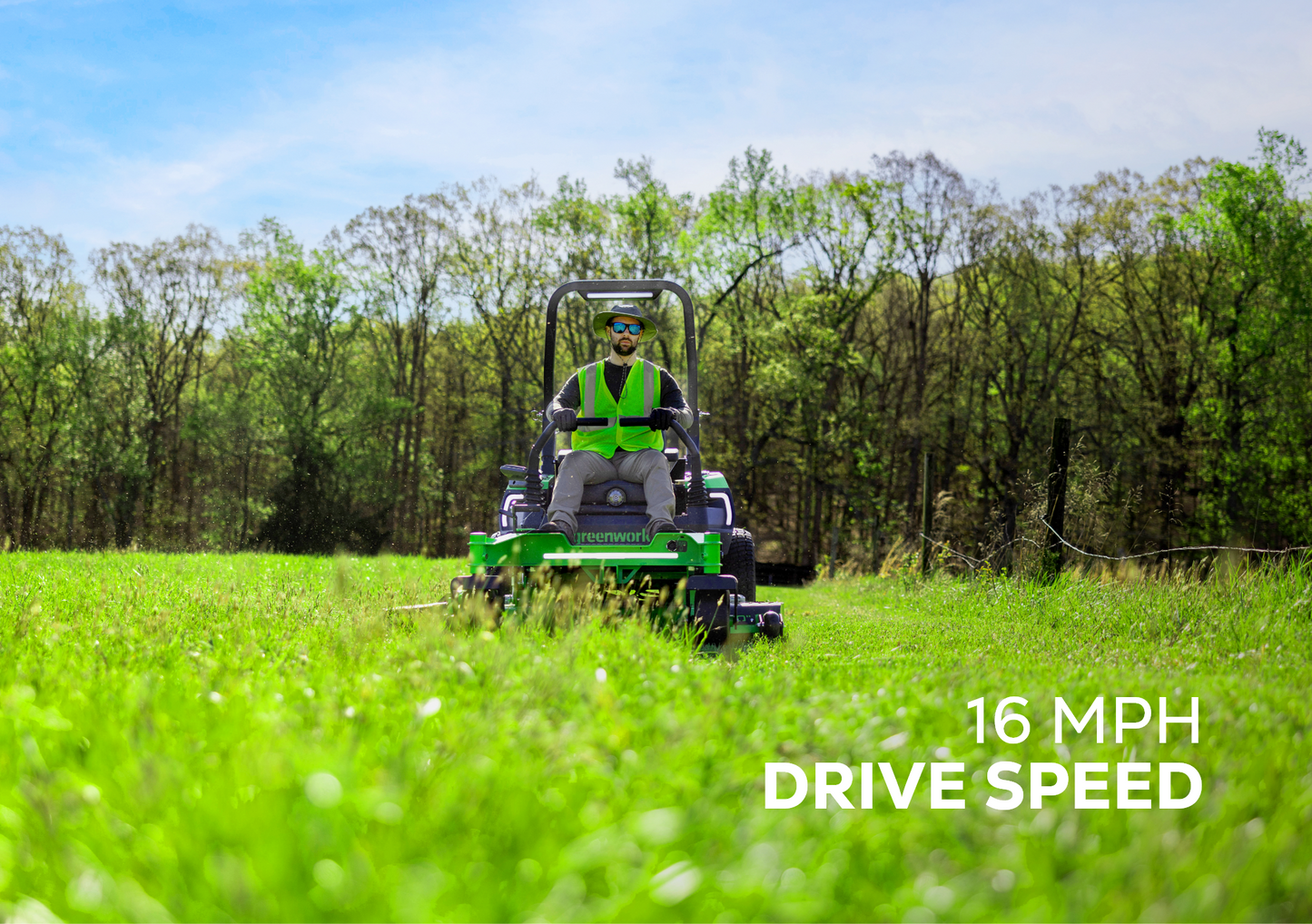 OptimusZ 60” 18kWh Ride-On Zero-Turn Mower