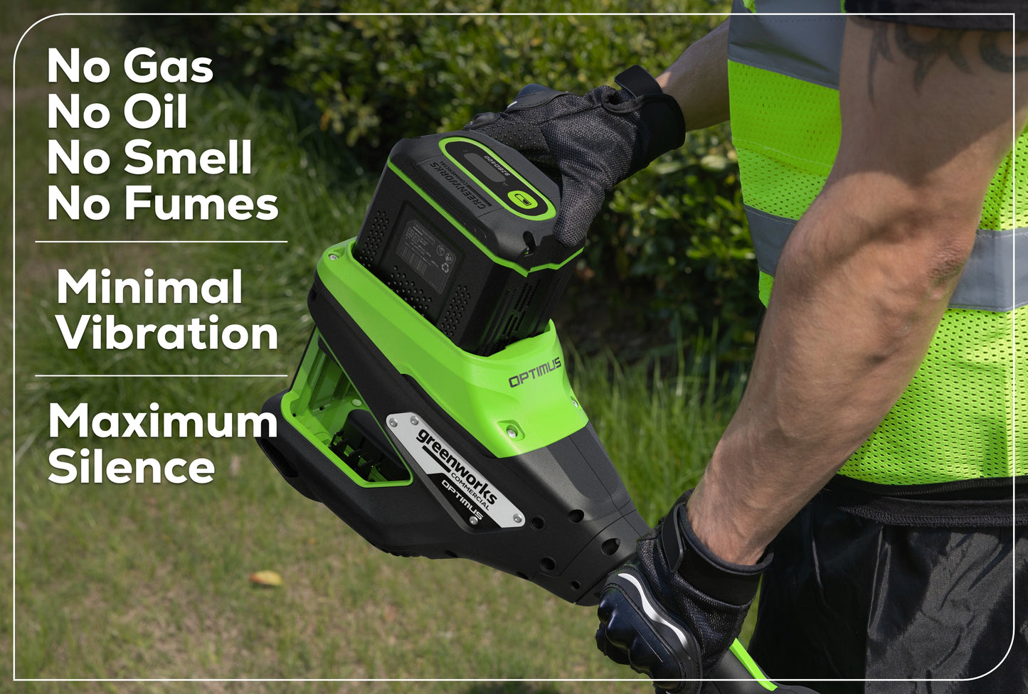 Optimus 82V Short Pole Fixed Hedge Trimmer with CORE300 Battery and Dual-Port Charger | PH302F-C3DP