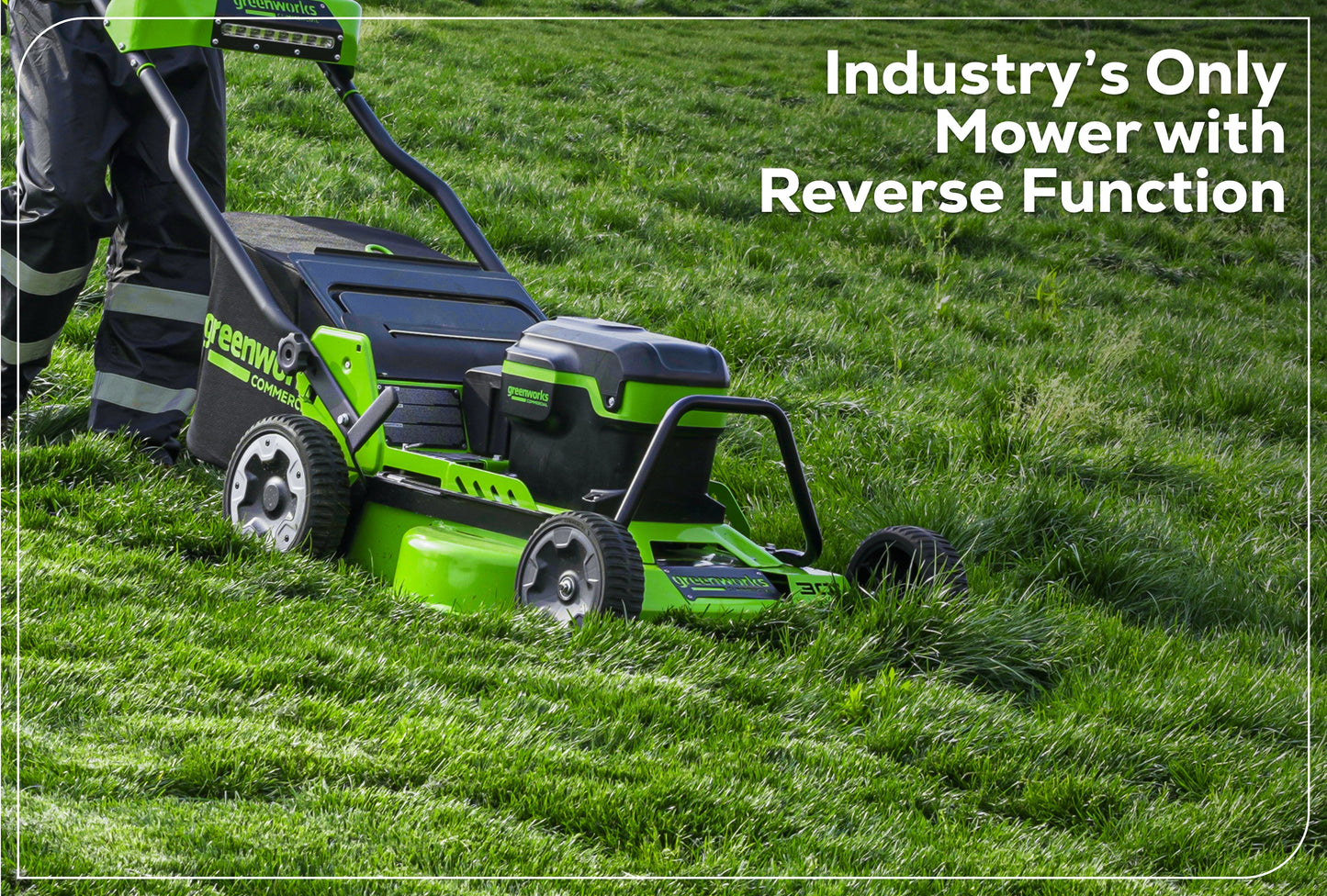 82V 30” Self-Propelled Lawn Mower with (3) 8Ah Batteries and Dual Port Charger | 82LM30S-83DP
